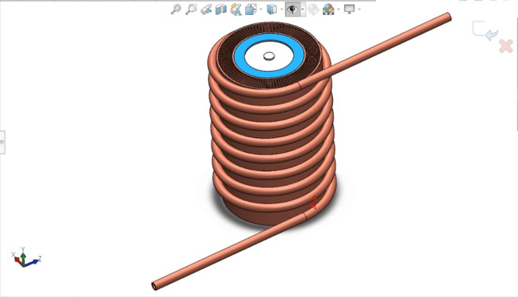 Battery thermal simulation and temperature contours in ANSYS